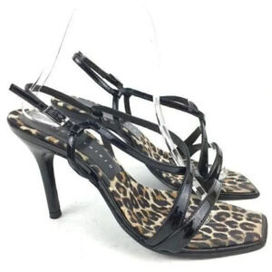 Martinez Valero Heels Sz 37.5 6 Patent Leather